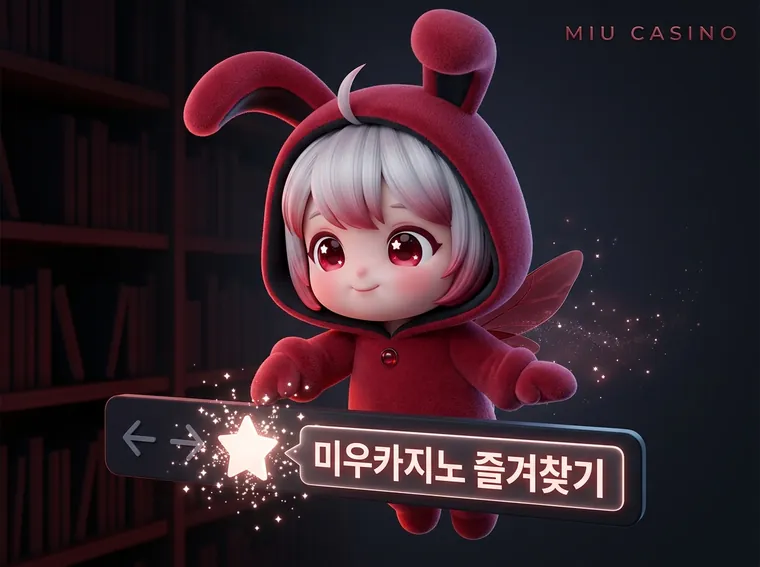 브라우저 북마크에 주소를 저장하는 화면