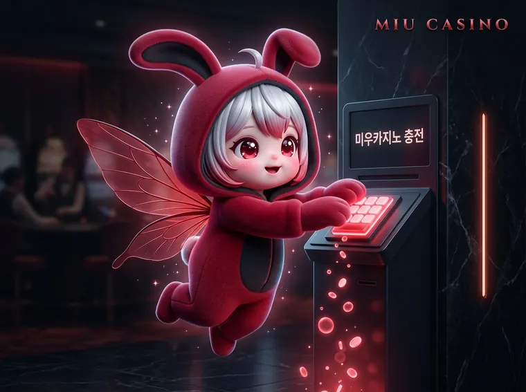 미우카지노 입금 신청 화면