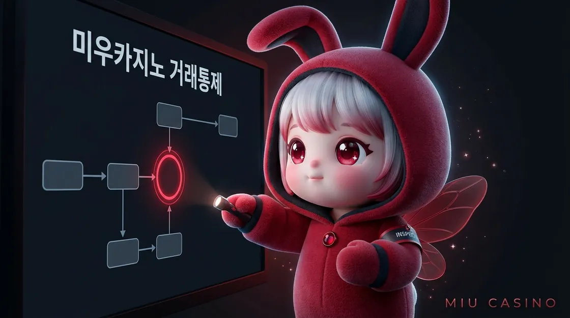 거래 검토 자료가 정리된 통제 데스크