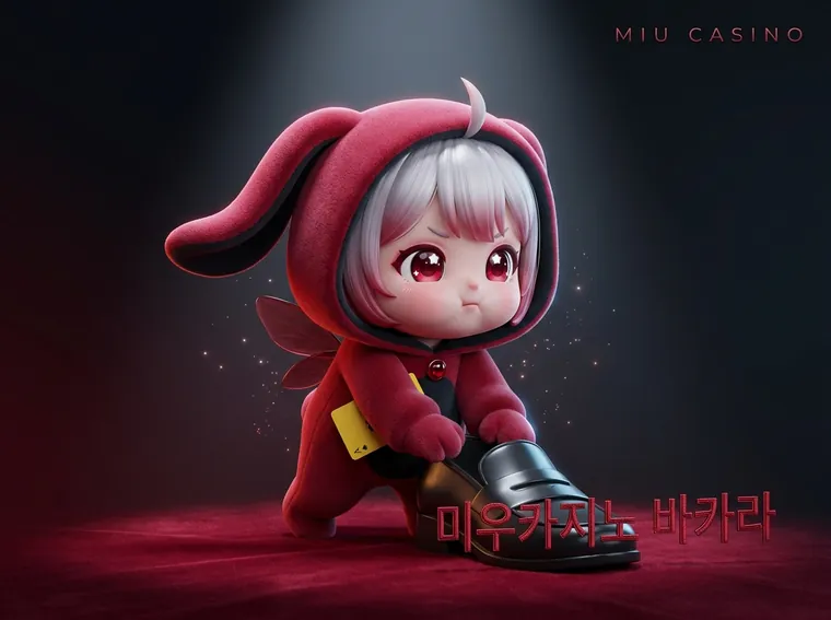 딜러가 슈에서 카드를 꺼내는 장면