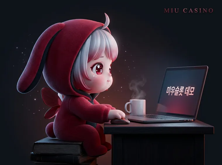 데모 모드로 실행된 슬롯 게임 화면