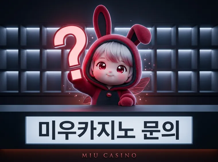 미우카지노 자주 묻는 질문 응대 화면
