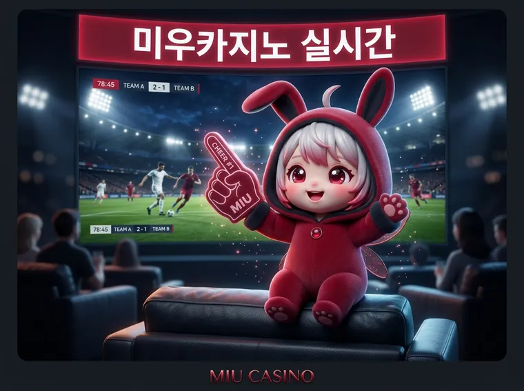 진행 중 경기의 실시간 배당 변동 화면