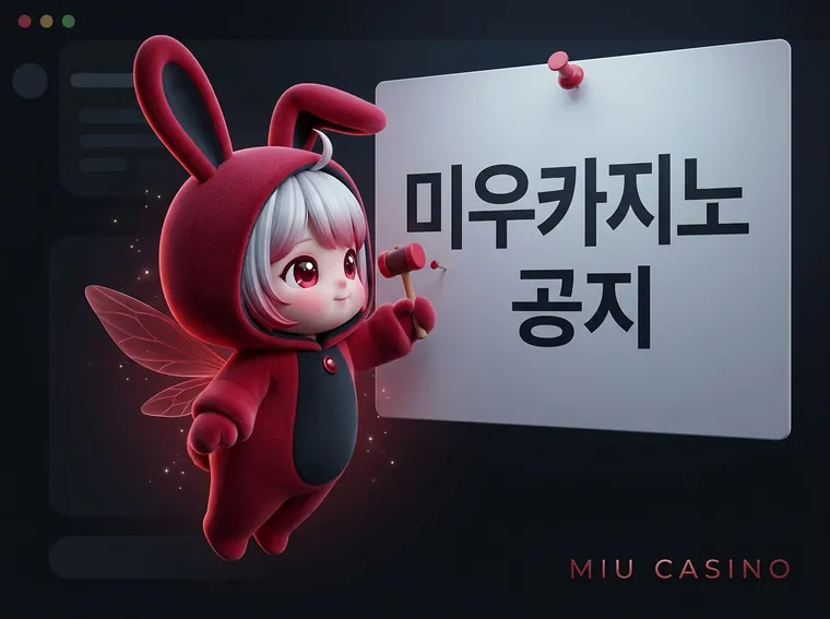 채널 상단에 고정된 공지 메시지 화면