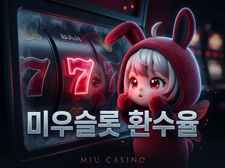 슬롯 타이틀 상세 화면의 환수율 표기