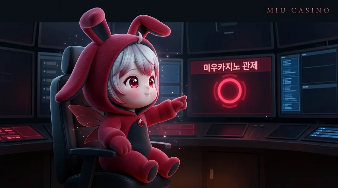 야간 관제실의 모니터링 화면